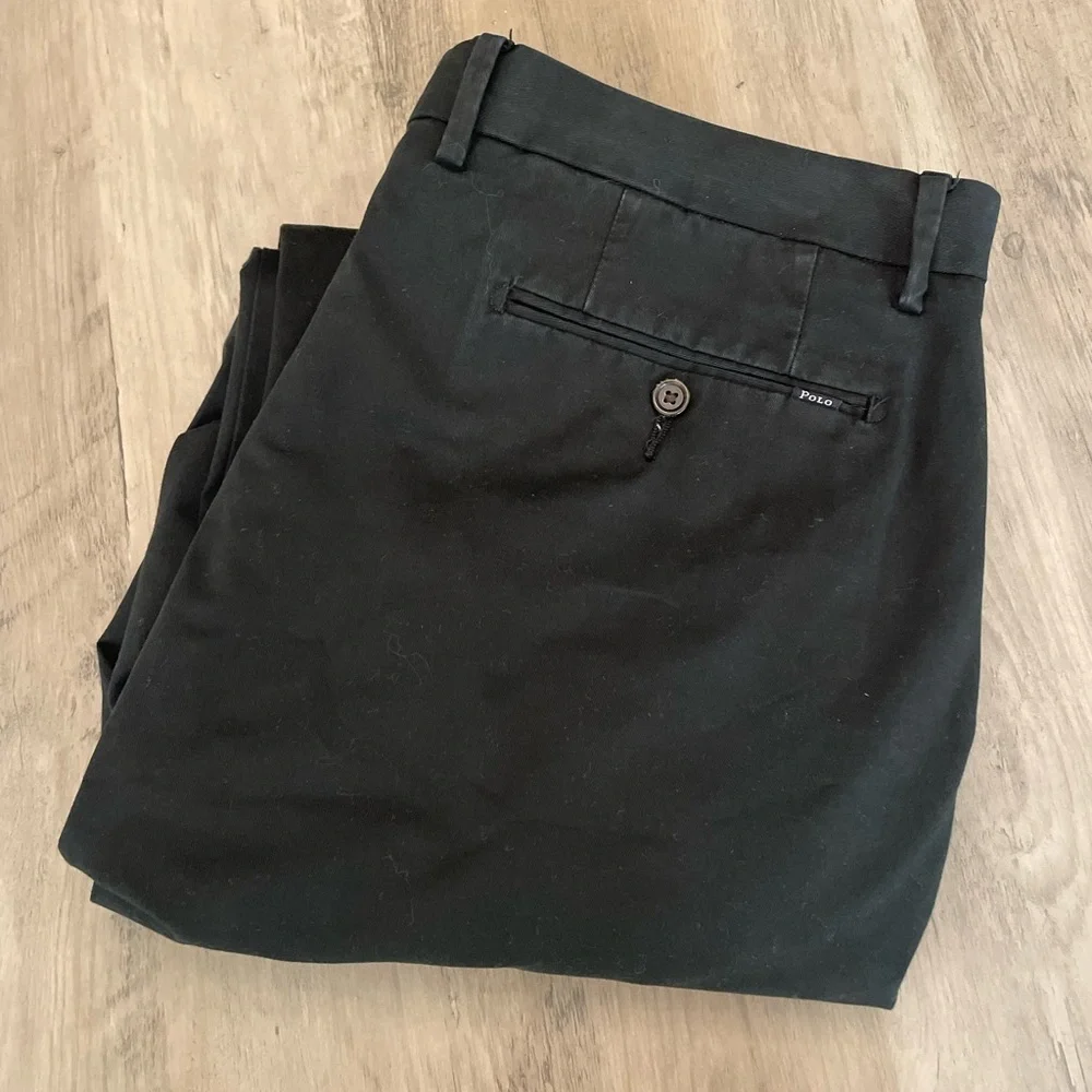 Polo Ralph Lauren men’s black stretch straight fit size 35/30